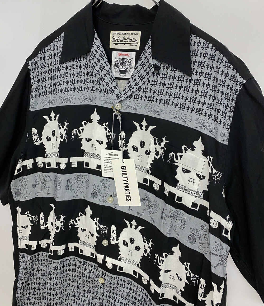 WACKO MARIA×WOLF'S HEAD ウルフズヘッド 半袖シャツ HAWAIIAN SHIRT
