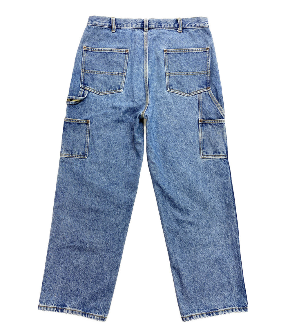 美品 Supreme デニムパンツ DOUBLE KNEE PAINTER PANT WASHED INDIGO