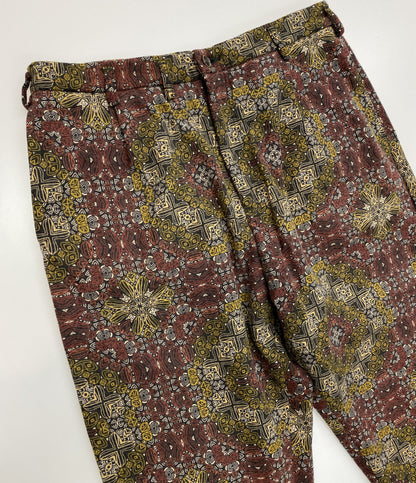 YANTOR ヤントル テーパードパンツ ペイズリー柄 メンズ SIZE M