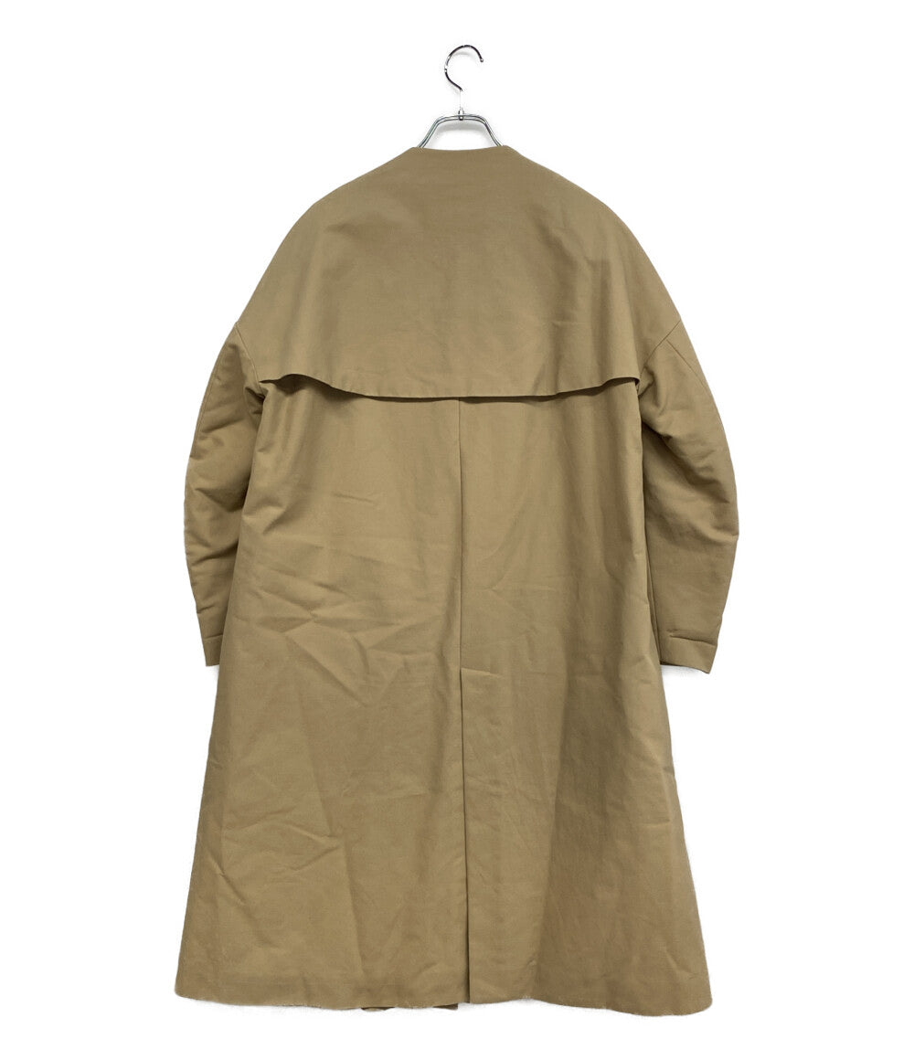 ENFOLD 中綿ノーカラーオーバーコート 300CS330-0720 レディース SIZE