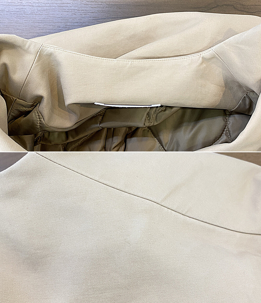 ENFOLD 中綿ノーカラーオーバーコート 300CS330-0720 レディース SIZE 38 エンフォルド