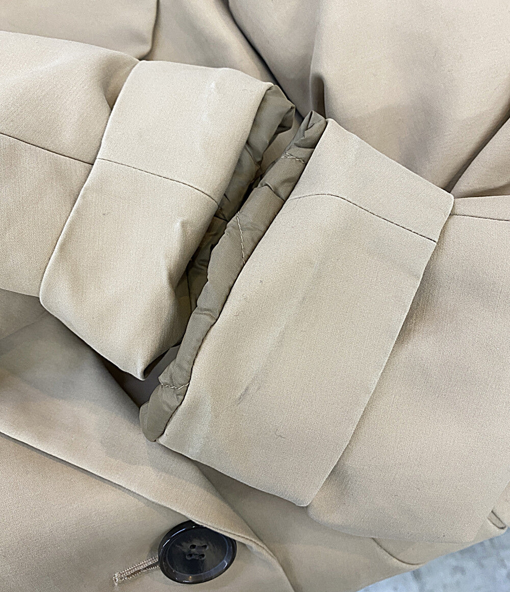 ENFOLD 中綿ノーカラーオーバーコート 300CS330-0720 レディース SIZE 38 エンフォルド