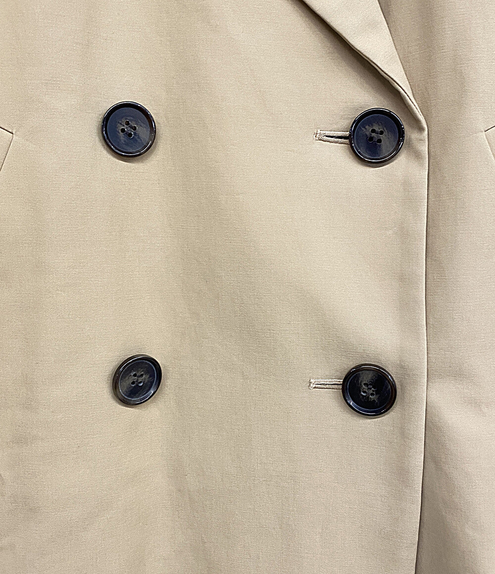 ENFOLD 中綿ノーカラーオーバーコート 300CS330-0720 レディース SIZE 38 エンフォルド