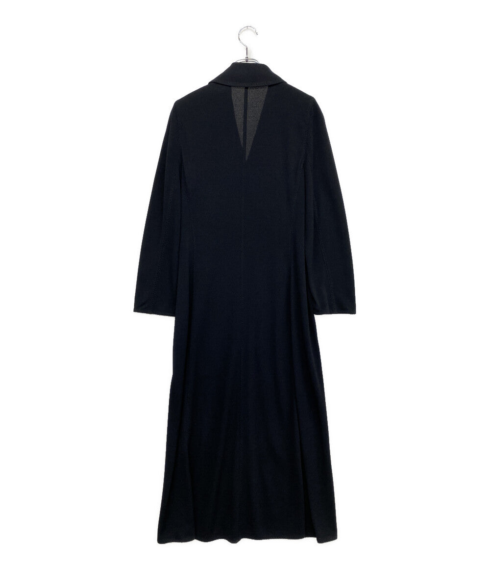 伊太利屋 ステッチデザインマキシコート 00S レディース SIZE 9