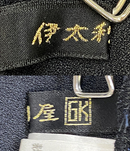 伊太利屋 ステッチデザインマキシコート 00S レディース SIZE 9