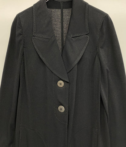 伊太利屋 ステッチデザインマキシコート 00S レディース SIZE 9