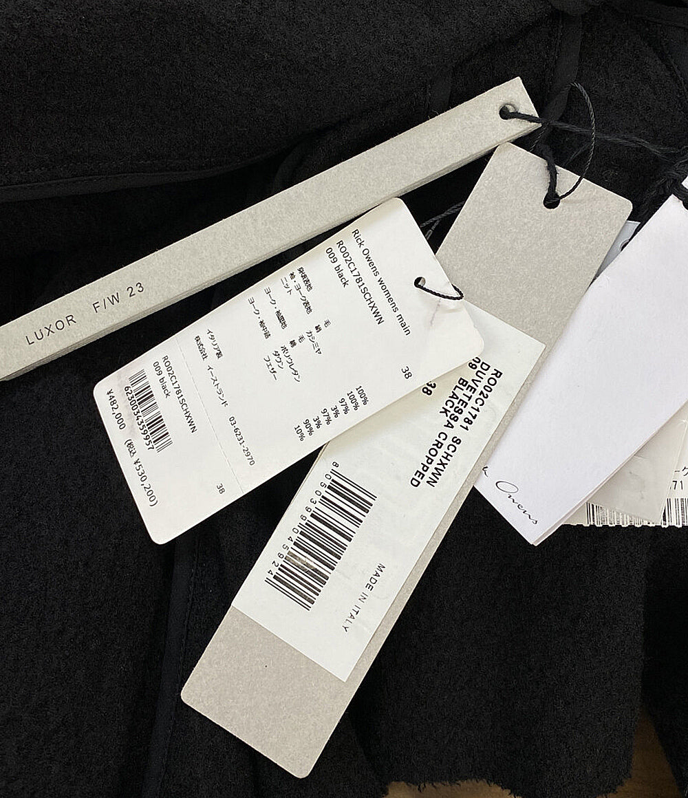 Rick Owens ジャケット ダウン切替 DUVETESSA CROPPED RO02C1781 レディース SIZE 38 リックオウエンス