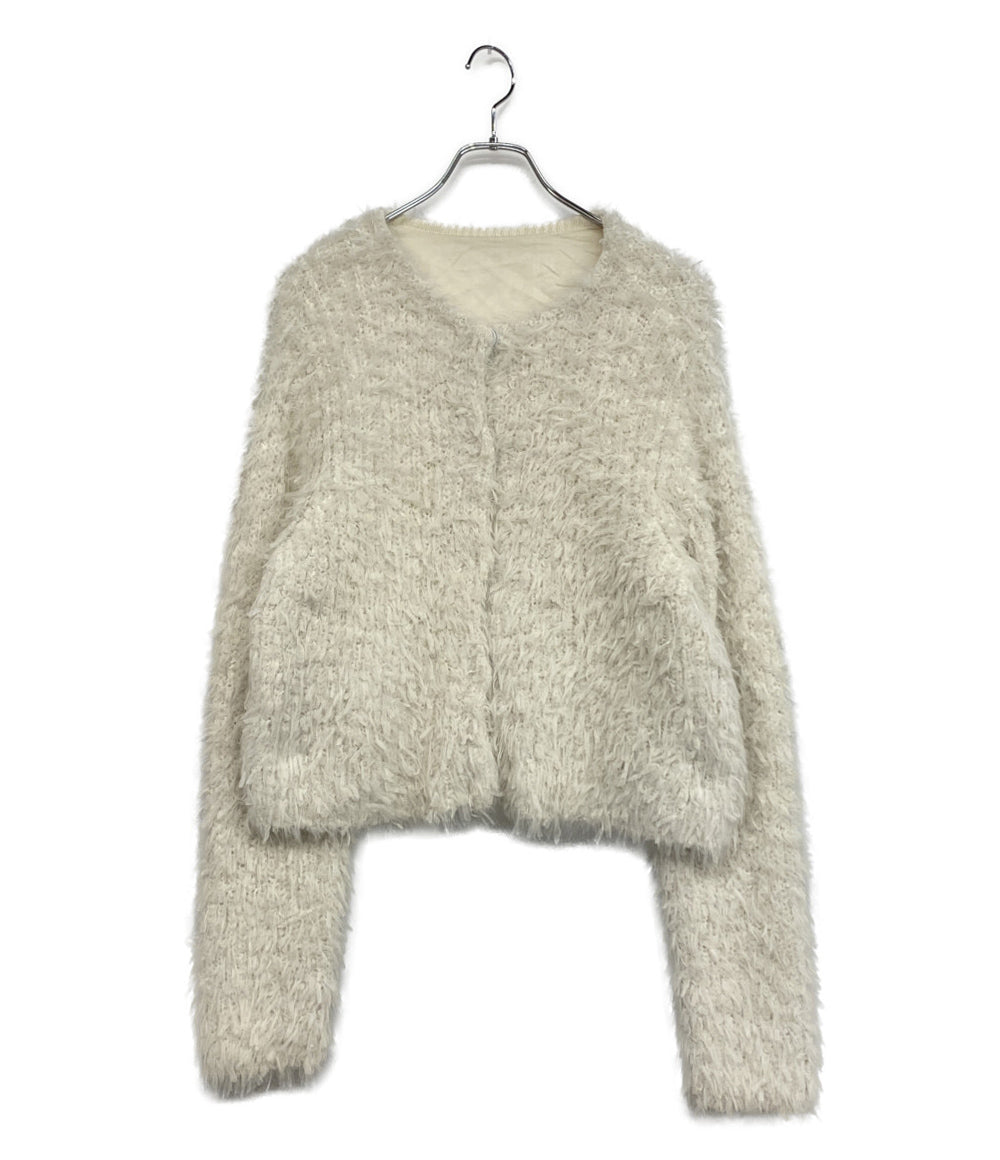 6(ROKU) ロク チュールニットカーディガン 8628-199-0133 レディース SIZE -