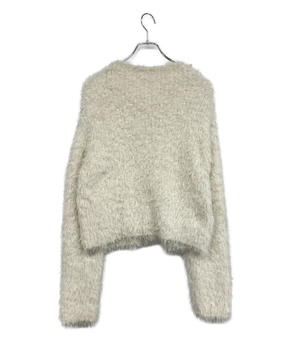 6(ROKU) ロク チュールニットカーディガン 8628-199-0133 レディース SIZE -