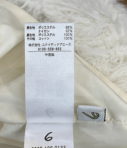 6(ROKU) ロク チュールニットカーディガン 8628-199-0133 レディース SIZE -