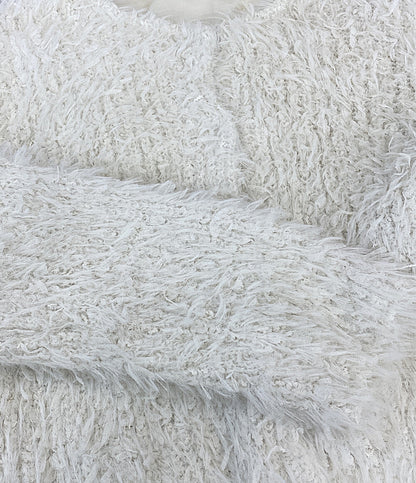 6(ROKU) ロク チュールニットカーディガン 8628-199-0133 レディース SIZE -