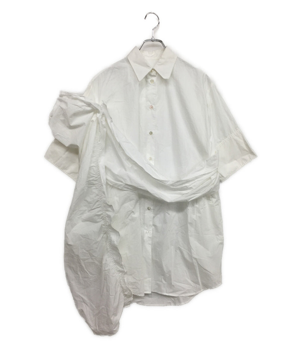 MM6 ブラウス CAMICIA RUFFLE PANEL 20SS S32CU0126 レディース SIZE 38 エムエムシックス