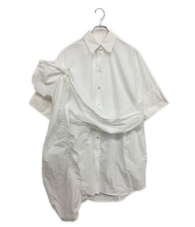 MM6 ブラウス CAMICIA RUFFLE PANEL 20SS S32CU0126 レディース SIZE 38 エムエムシックス