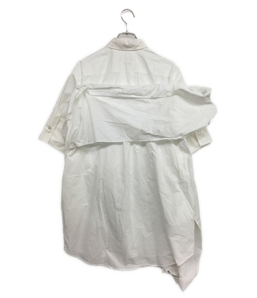 MM6 ブラウス CAMICIA RUFFLE PANEL 20SS S32CU0126 レディース SIZE 38 エムエムシックス