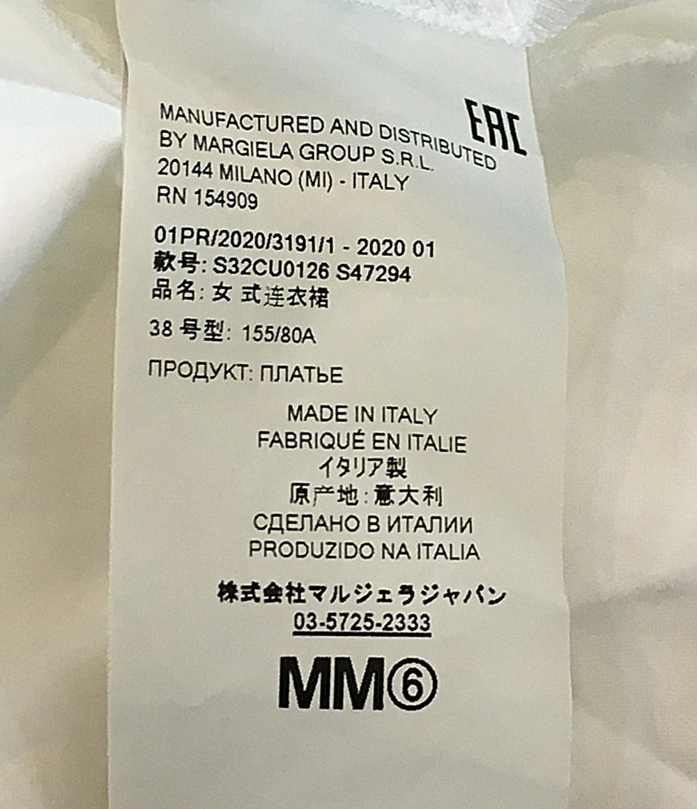 MM6 ブラウス CAMICIA RUFFLE PANEL 20SS S32CU0126 レディース SIZE 38 エムエムシックス