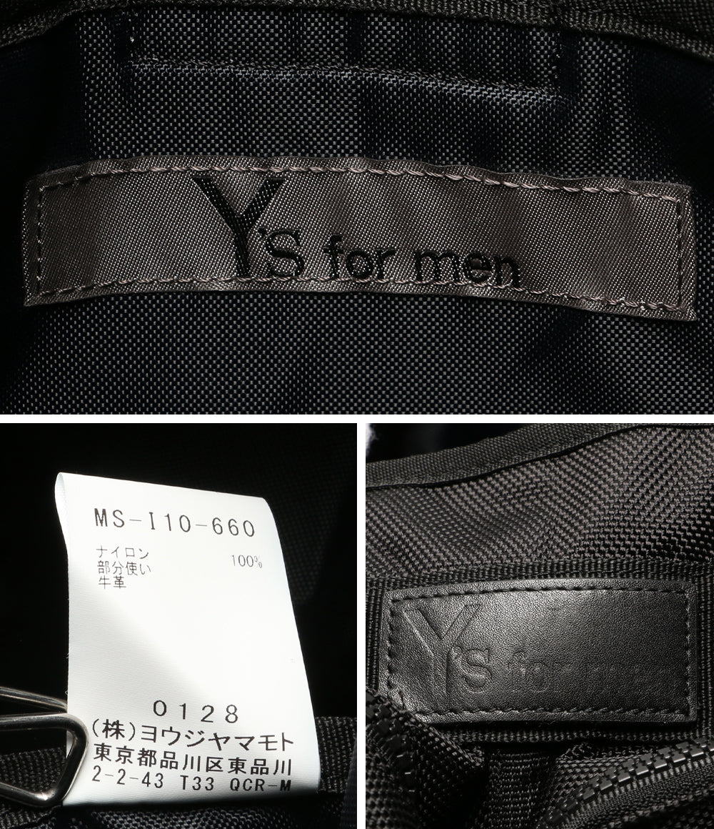 美品 Y's for men 2WAY TOTE BAG トートバッグ MS-I10-660-1 メンズ ワイズ フォー メン