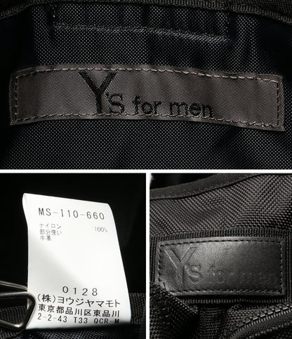 美品 Y's for men 2WAY TOTE BAG トートバッグ MS-I10-660-1 メンズ ワイズ フォー メン
