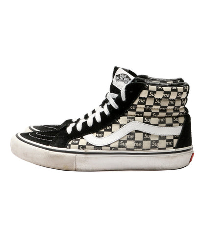 Supreme × Vans ヴァンズ スニーカー sk8-hi チェッカーフラッグ メンズ SIZE 26.5cm シュプリーム