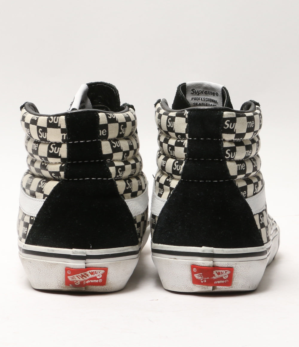Supreme × Vans ヴァンズ スニーカー sk8-hi チェッカーフラッグ メンズ SIZE 26.5cm シュプリーム