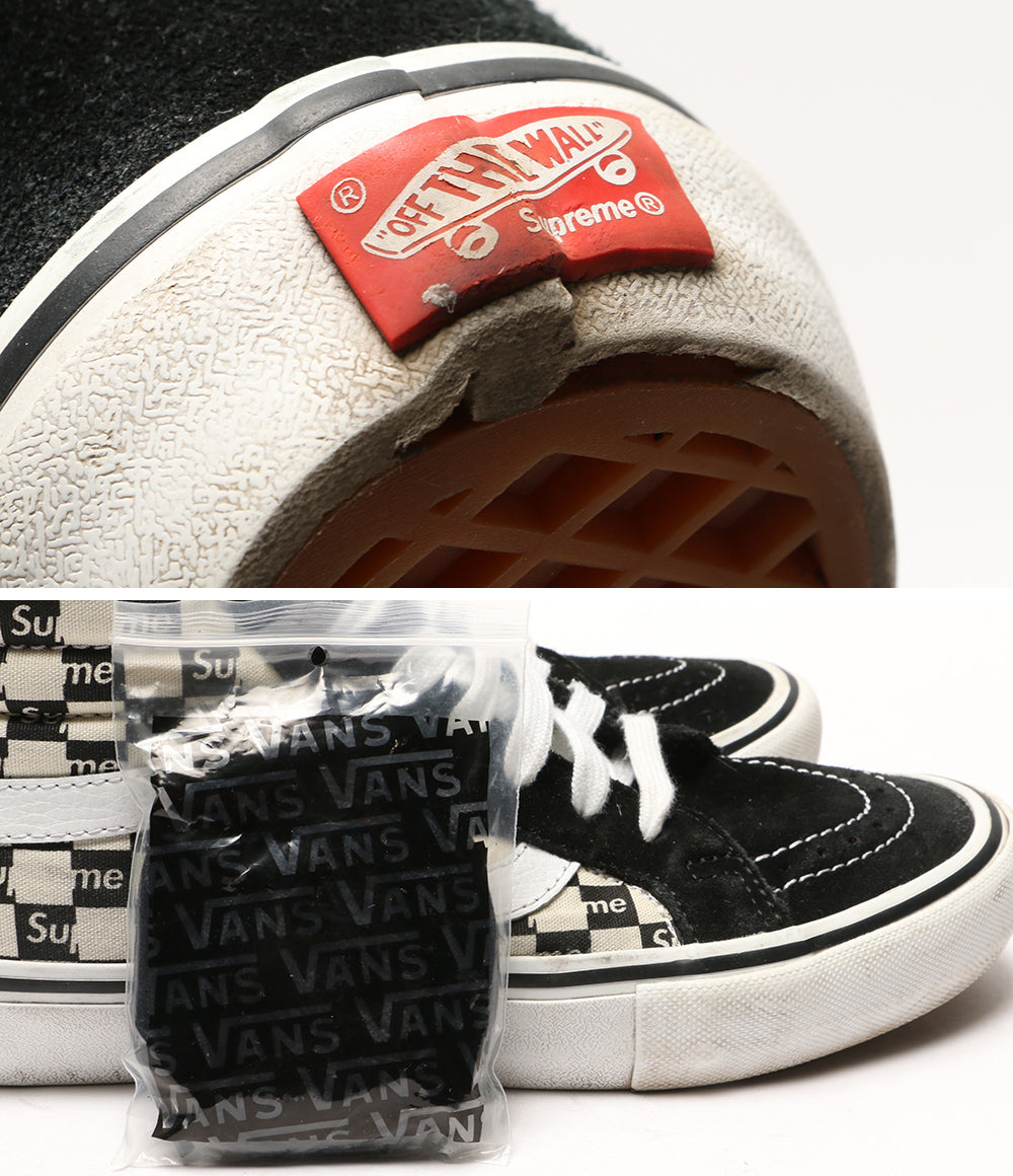 Supreme × Vans ヴァンズ スニーカー sk8-hi チェッカーフラッグ メンズ SIZE 26.5cm シュプリーム