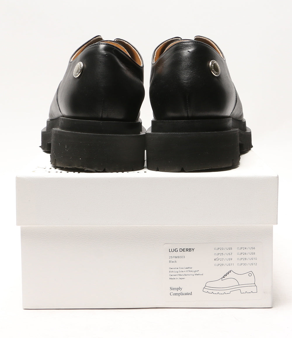 simply complicated シンプリーコンプリケイテッド ポストマンシューズ lug derby v2 メンズ SIZE US 9