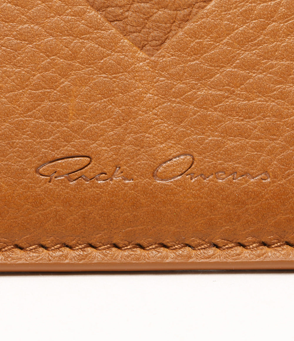 美品 RICK OWENS カードケース SQUARE CC HOLDER RA01D0410 メンズ リックオウエンス