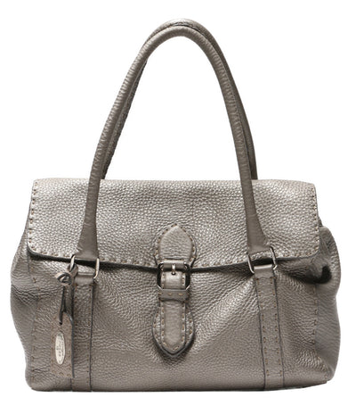 FENDI ハンドバッグ 肩掛け ショルダーバッグ セレリア リンダ メタリックレザー レディース フェンディ