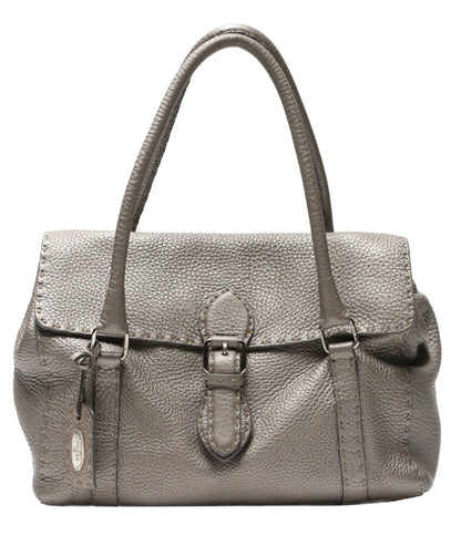 FENDI ハンドバッグ 肩掛け ショルダーバッグ セレリア リンダ メタリックレザー レディース フェンディ