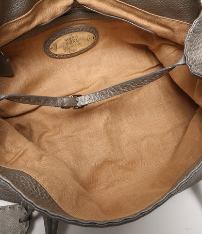 FENDI ハンドバッグ 肩掛け ショルダーバッグ セレリア リンダ メタリックレザー レディース フェンディ