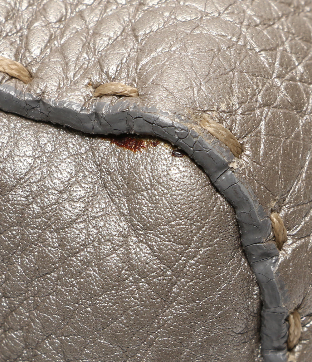 FENDI ハンドバッグ 肩掛け ショルダーバッグ セレリア リンダ メタリックレザー レディース フェンディ