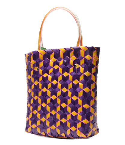 MARNI スターウーブンバスケットバッグ ハンドバッグ レディース マルニ