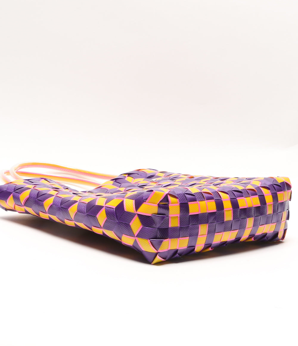 MARNI スターウーブンバスケットバッグ ハンドバッグ レディース マルニ