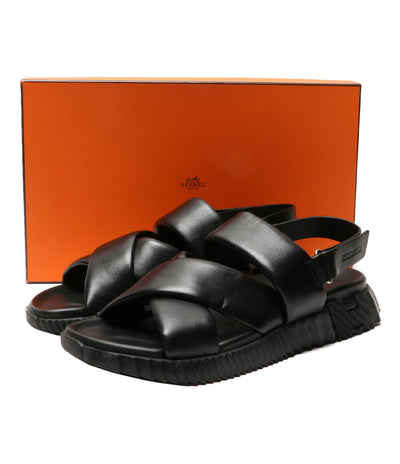 HERMES エレクトリックサンダル ブラック メンズ SIZE - エルメス