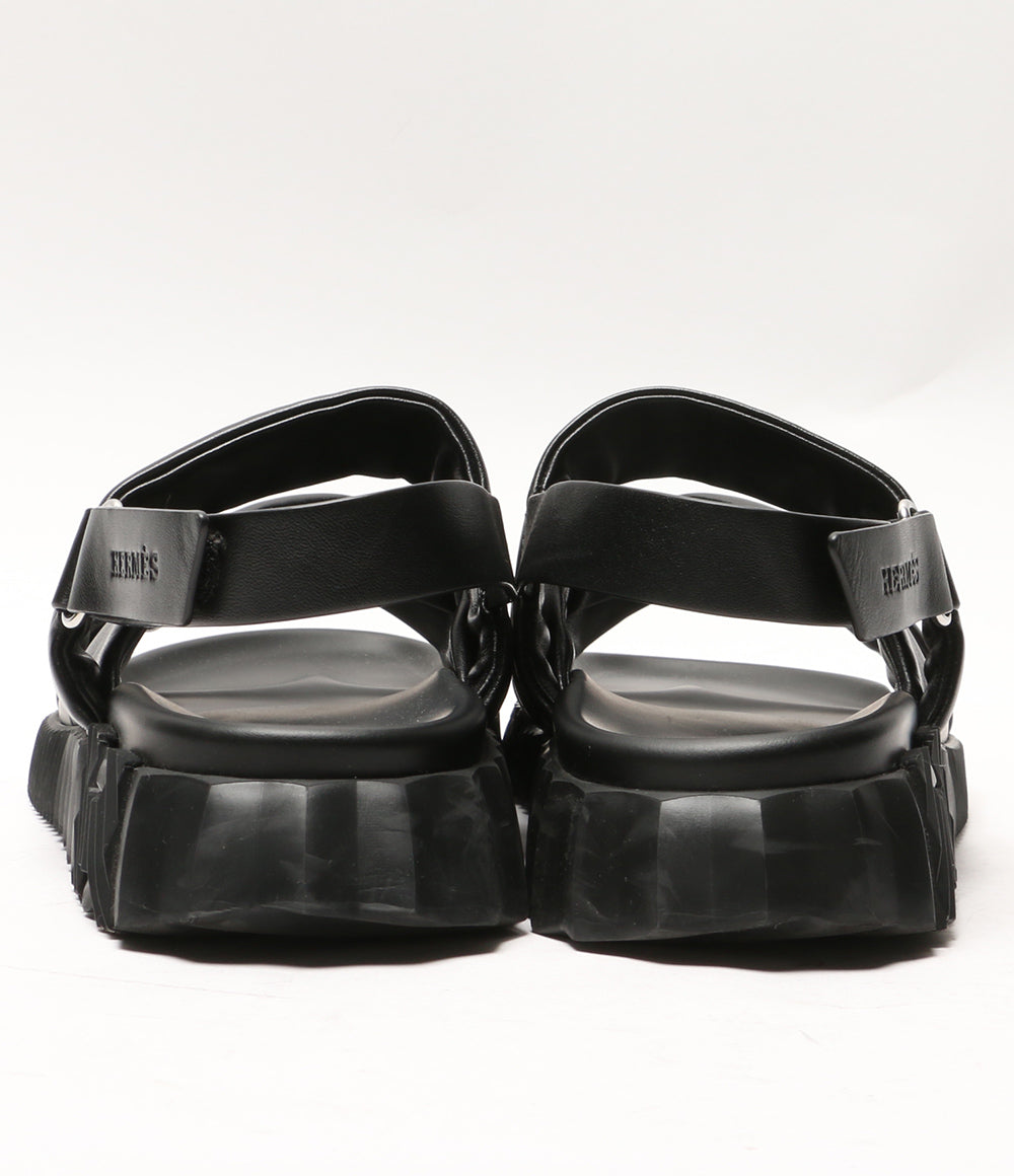 HERMES エレクトリックサンダル ブラック メンズ SIZE - エルメス