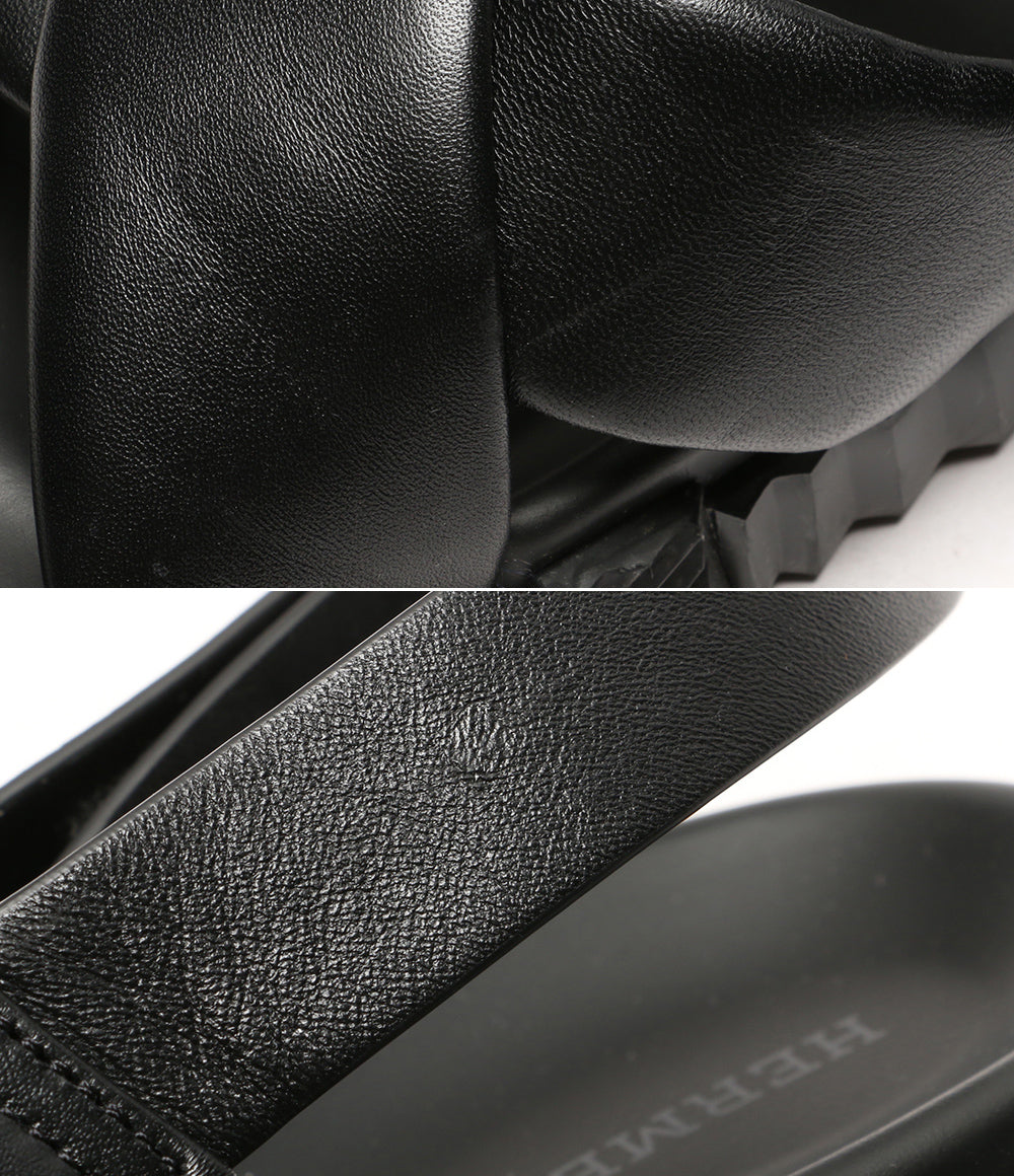 HERMES エレクトリックサンダル ブラック メンズ SIZE - エルメス