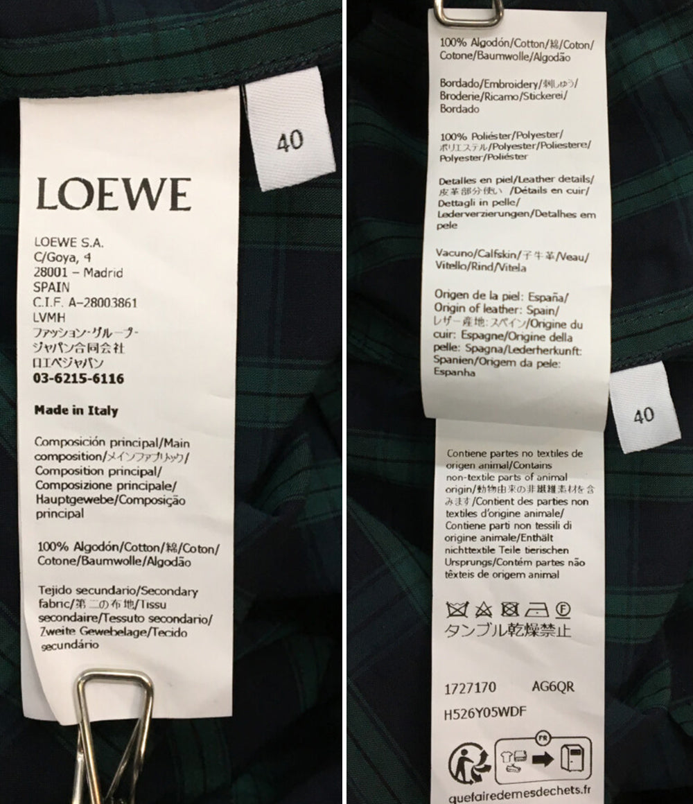 LOEWE フェイクレイヤードシャツ 25SS メンズ SIZE 40 ロエベ