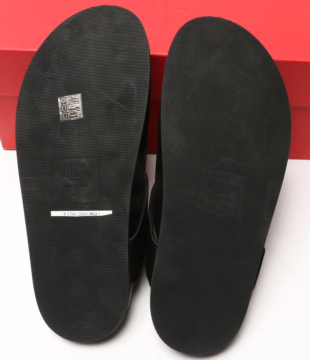 VALENTINO GARAVANI サンダル Vロゴシグネチャー メンズ SIZE 41 バレンチノガラバーニ