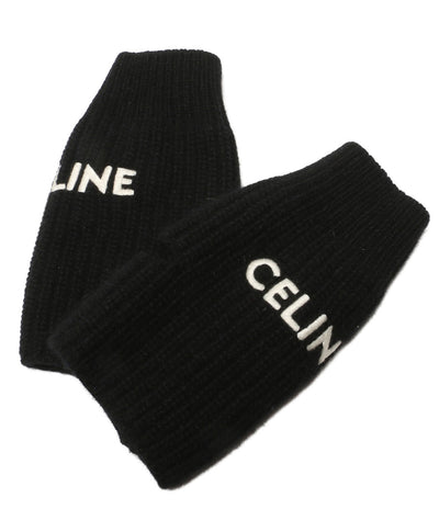 CELINE 手袋 エディ期 ロゴ手袋 レディース SIZE M セリーヌ