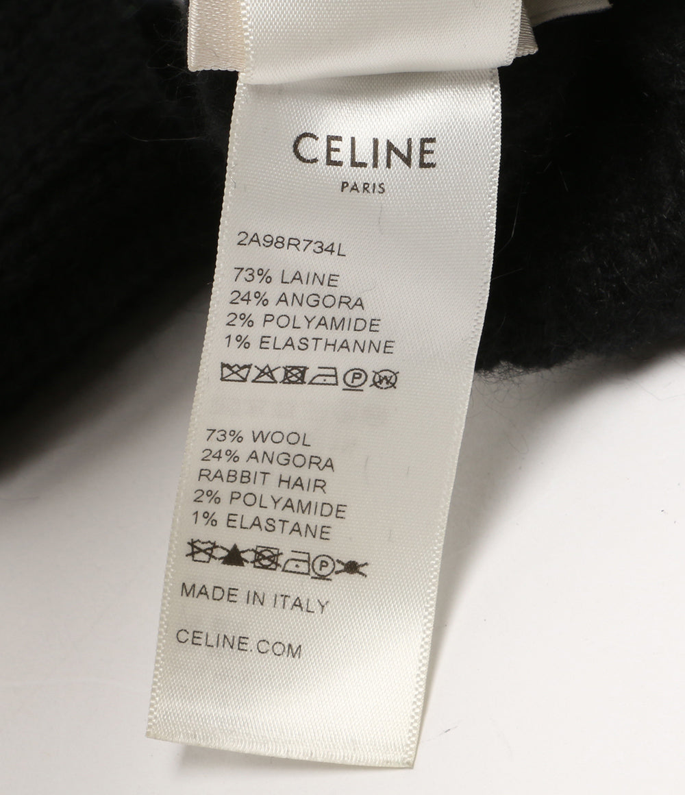 CELINE 手袋 エディ期 ロゴ手袋 レディース SIZE M セリーヌ