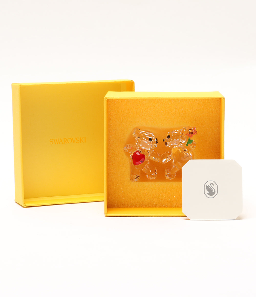 美品 SWAROVSKI その他小物 Krisベア HAPPY TOGETHER レディース スワロフスキー