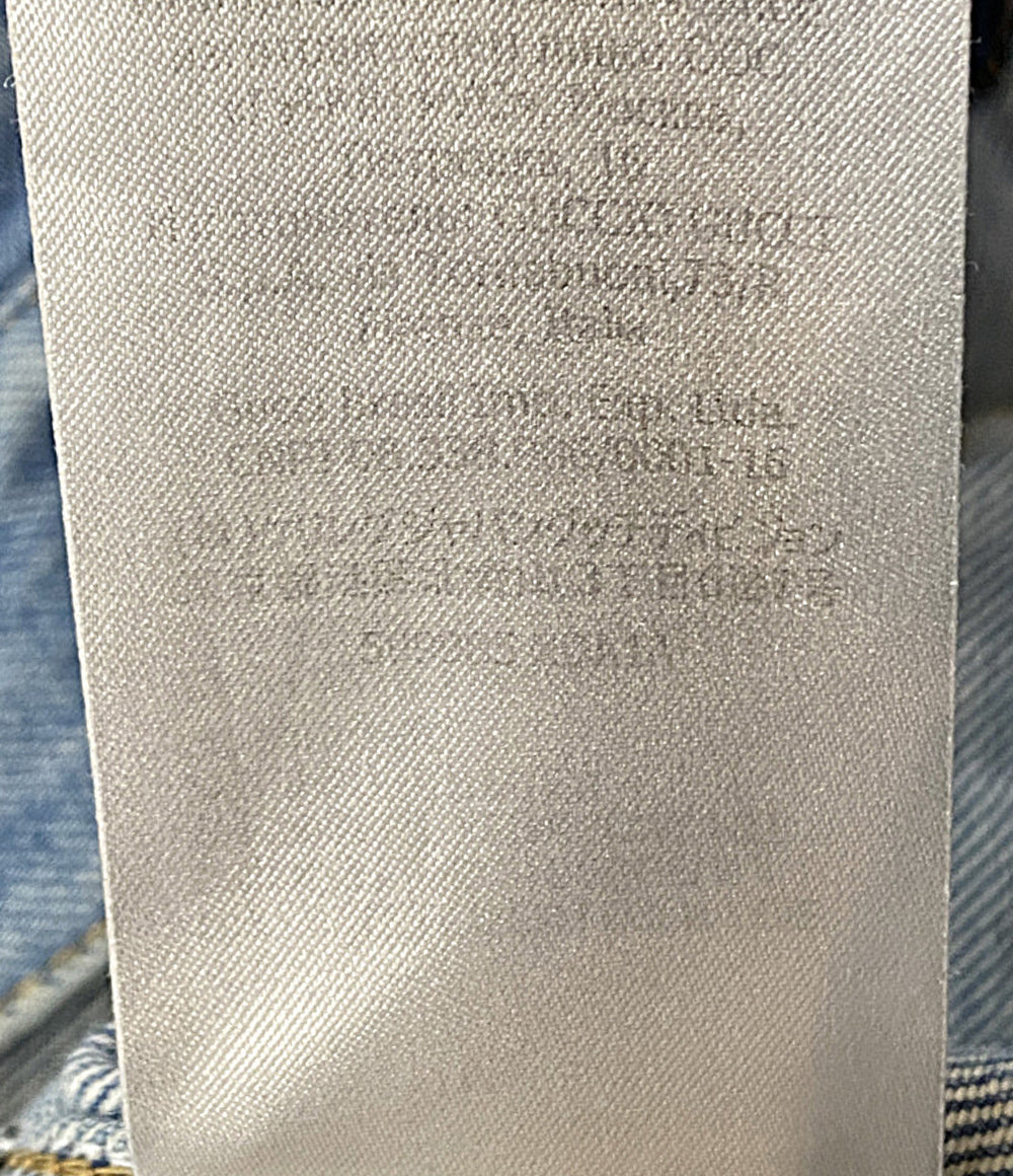 GUCCI デニムベスト アンカー刺しゅう 599985 XDA1A メンズ SIZE 48 グッチ