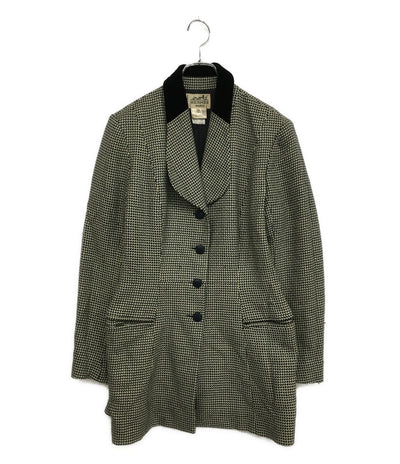 HERMES Hボタンドレスジャケット 90S レディース SIZE 40 エルメス