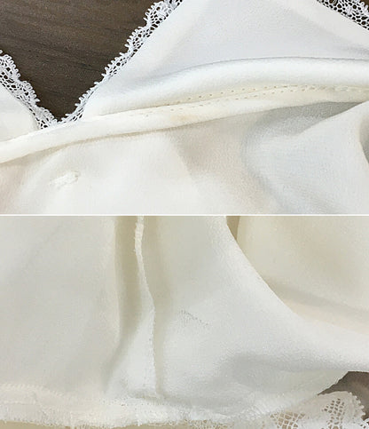 MIU MIU レースデザインブラウス レディース SIZE 38 ミュウミュウ