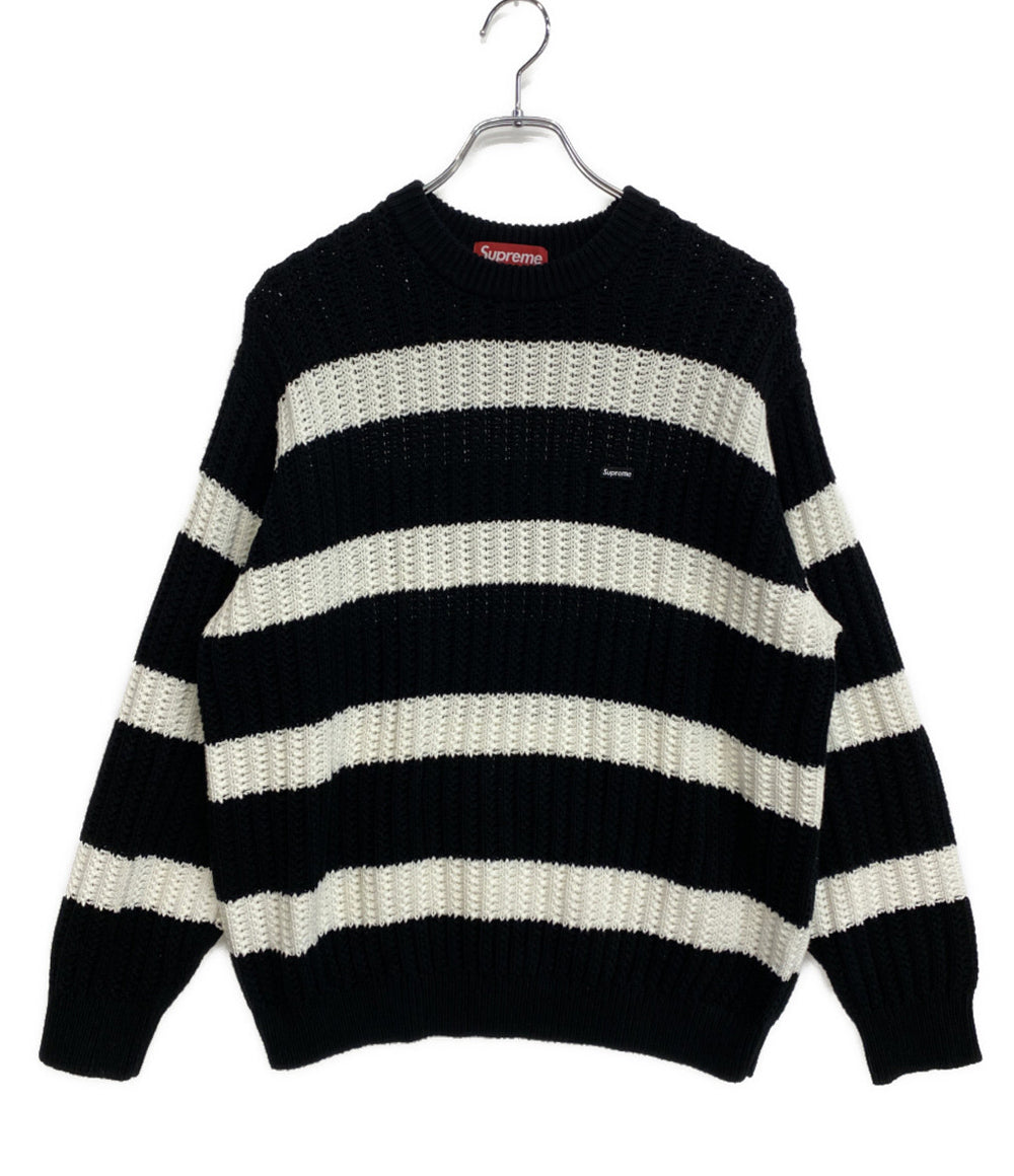 Supreme ニット LOOSE GAUGE STRIPE SMALL BOX SWEATER 25SS メンズ SIZE S シュプリーム