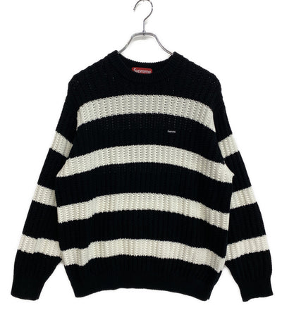 Supreme ニット LOOSE GAUGE STRIPE SMALL BOX SWEATER 25SS メンズ SIZE S シュプリーム