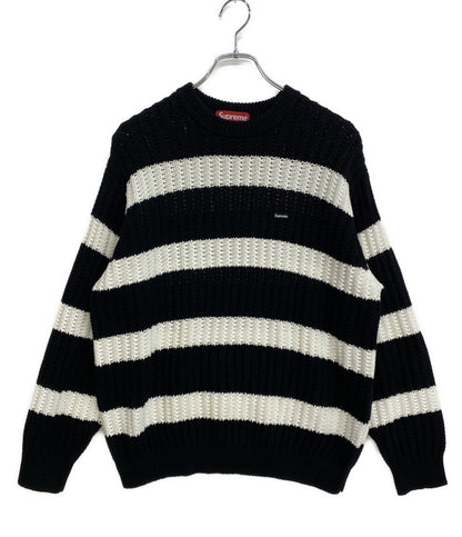 Supreme ニット LOOSE GAUGE STRIPE SMALL BOX SWEATER 25SS メンズ SIZE S シュプリーム