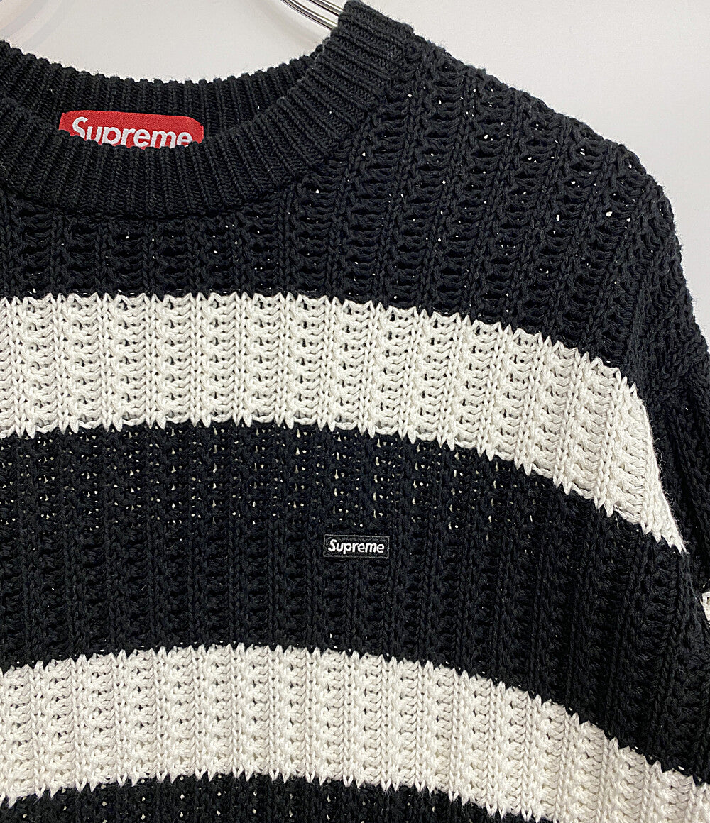 Supreme ニット LOOSE GAUGE STRIPE SMALL BOX SWEATER 25SS メンズ SIZE S シュプリーム