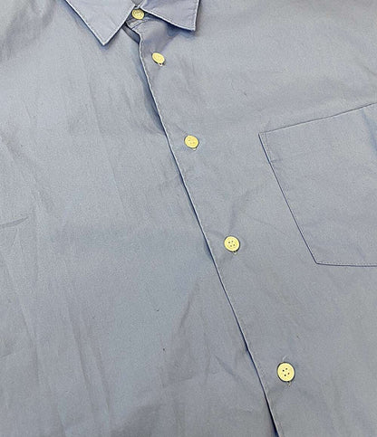 COMME des GARCONS HOMME 半袖シャツ ロゴ刺繍ブロードシャツ 23SS HK-B024 メンズ SIZE S コムデギャルソンオム