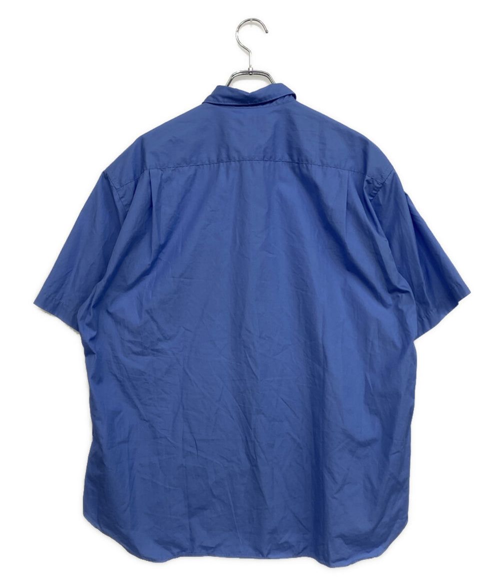 COMME des GARCONS HOMME 半袖シャツ ロゴ刺繍ブロードシャツ 23SS HK-B024 メンズ SIZE S コムデギャルソンオム