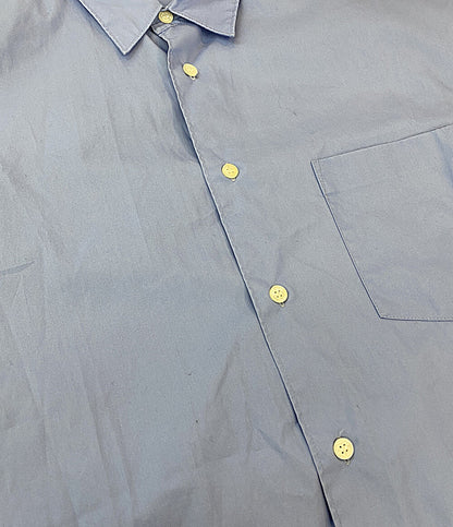 COMME des GARCONS HOMME 半袖シャツ ロゴ刺繍ブロードシャツ 23SS HK-B024 メンズ SIZE S コムデギャルソンオム